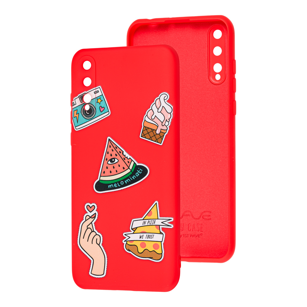 WAVE Fancy для Huawei P Smart S/Y8p (color style watermelon/red)-0